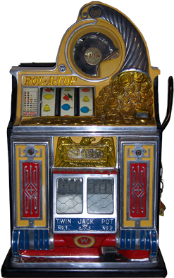 One Arm Bandit - Slot Machine Icons Vintage (300x420), Png Download