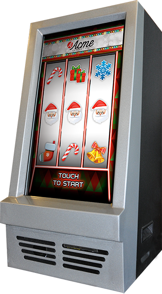 Christmas Prize Slot - Promotional Slot Machine Png (330x600), Png Download
