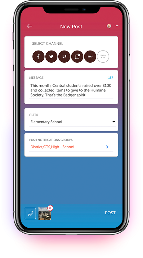 School Mobile App Solution - Chongqing (461x832), Png Download