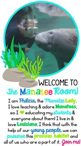 The Manatee Room - Manatee (265x468), Png Download
