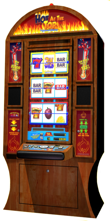 4600 Gaming Cabinet - Slot Machine (379x761), Png Download