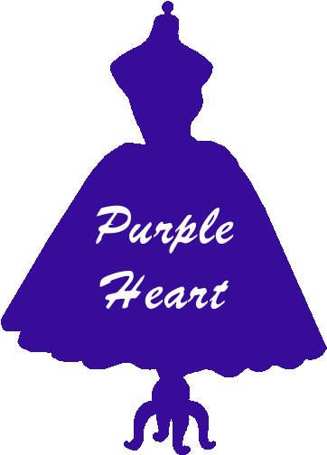 Purple Heart Shabby Shannon 2015 09 24t15 - Sign Tx (371x504), Png Download