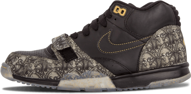 Nike Air Trainer 1 Mid Prm Qs Dollar Bills Black/black-metallic (1000x600), Png Download