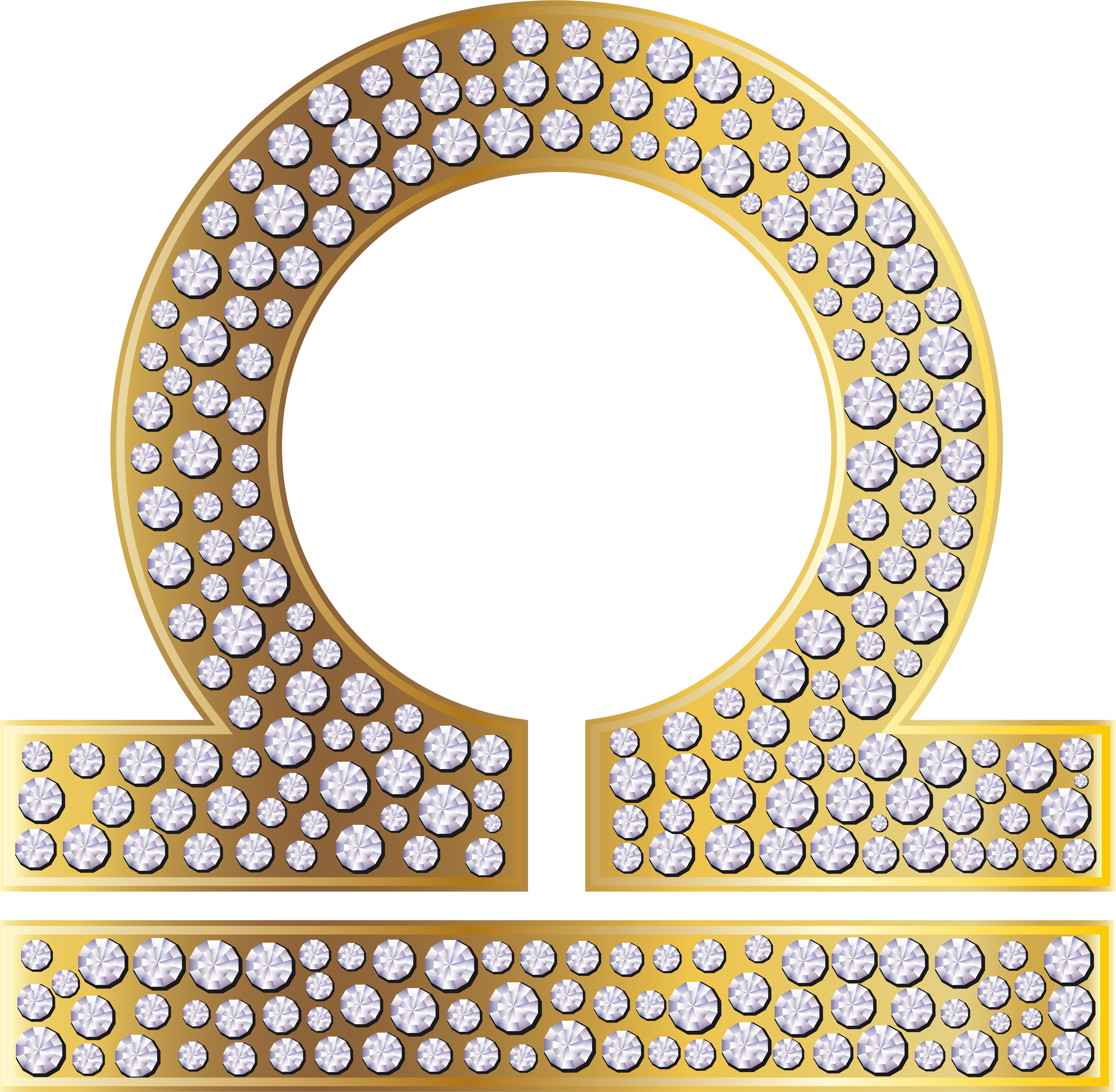 Gold Libra Sign Png (4097x4000), Png Download