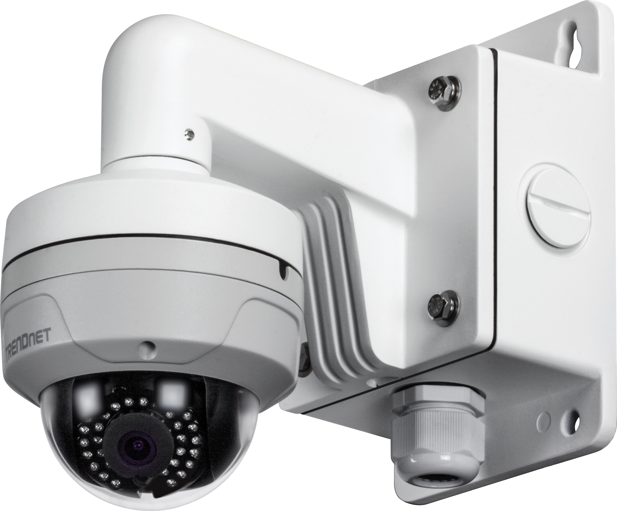 46 Am 3150453 Image Tv Ws300 V1 - Trendnet Tv-ws300 - Camera Dome Indoor/outdoor Wall (2000x1656), Png Download