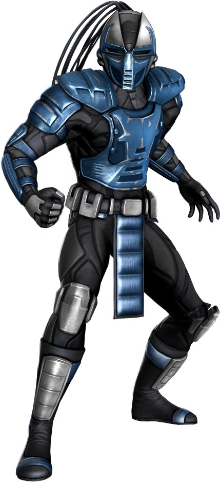 Mk3 Cyber Sub-zero - Cyber Sub Zero Mk3 (470x1006), Png Download