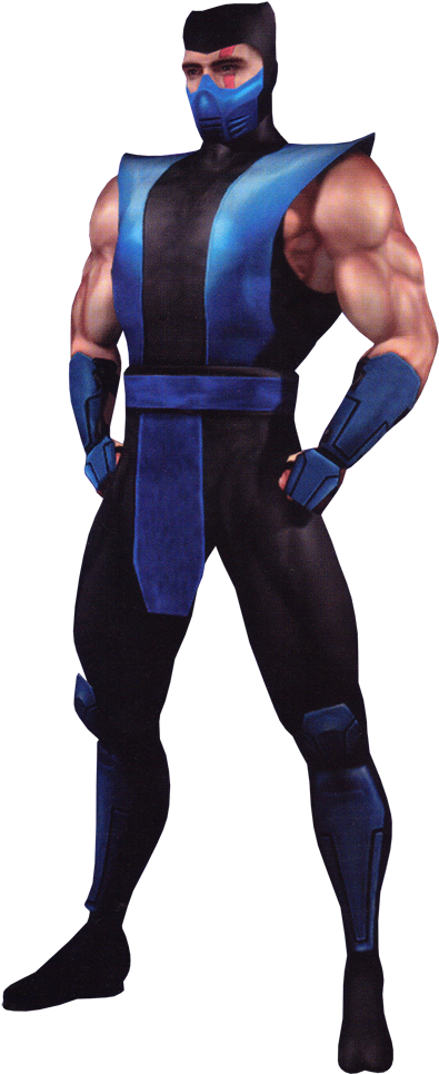 Mortal Kombat Sub Zero Png Image - Mortal Kombat 4 Chameleon (434x1000), Png Download