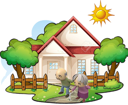 Download Sri Udaya Home Image - Old Age Home Cartoon PNG Image with No  Background 