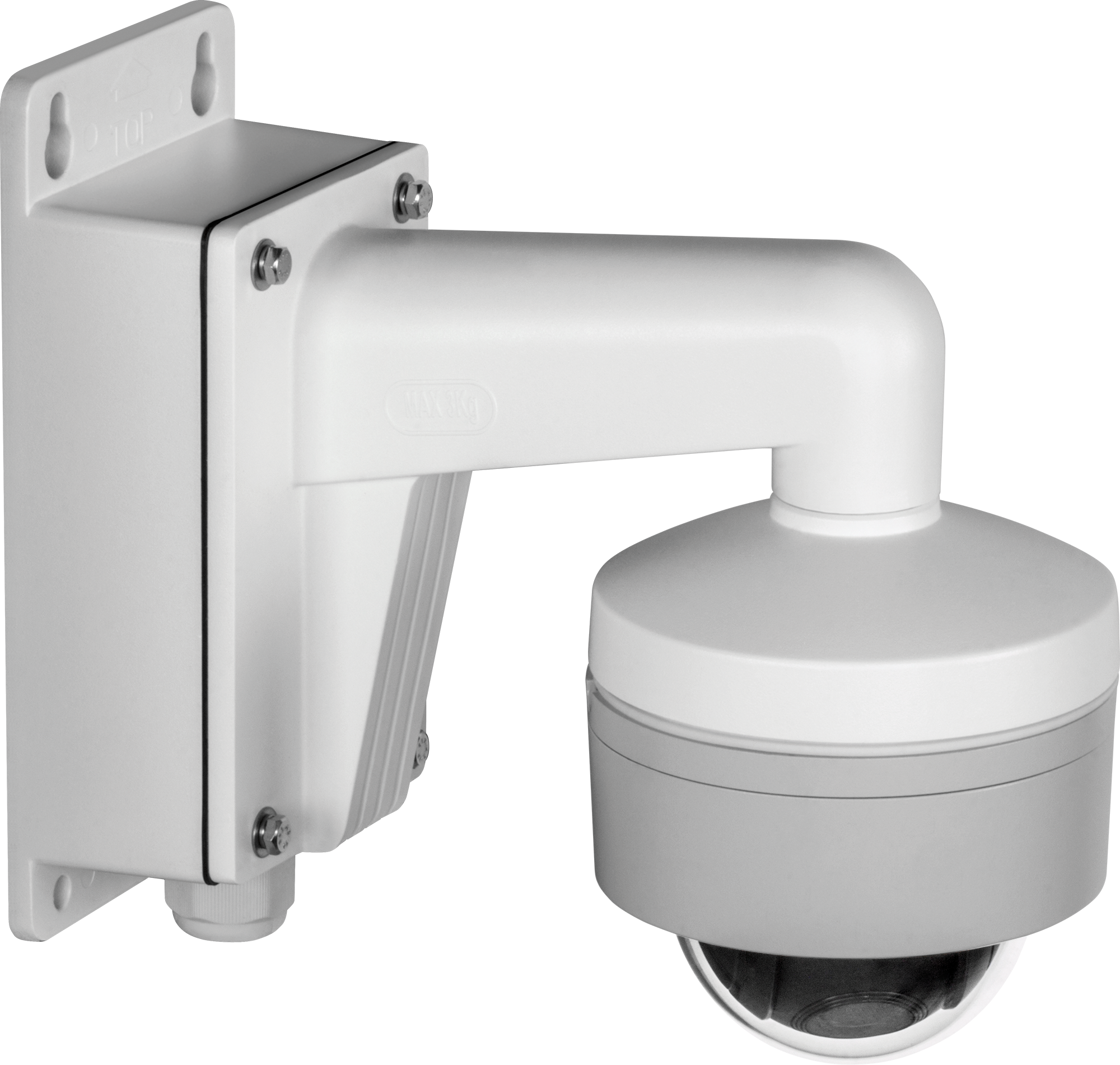 45 Am 2896596 Image Tv Wl300 V1 - Trendnet Tv-wl300 - Camera Dome Indoor/outdoor Wall (2000x1901), Png Download