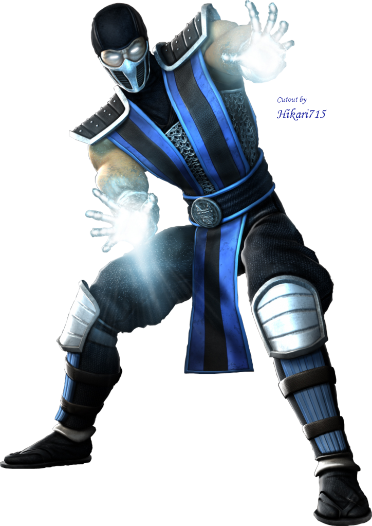 Sub Zero Mortal Kombat - Sub Zero Mortal Kombat Shaolin Monks (724x1023), Png Download