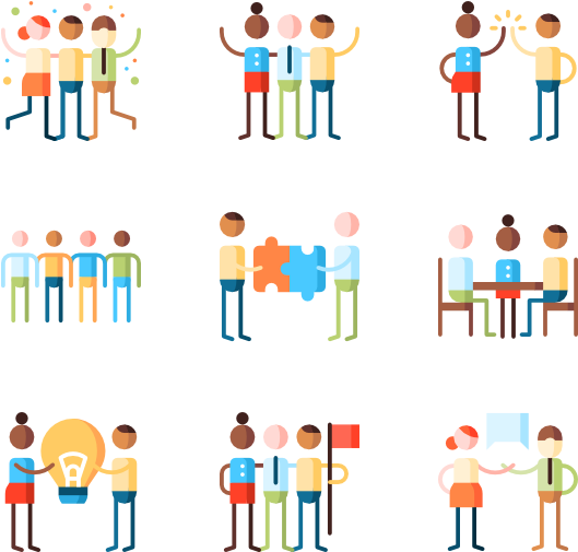 Teamwork - Leadership Vector Icon (600x564), Png Download