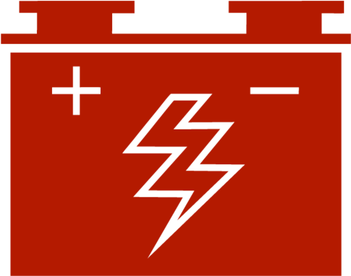Battery Icon - Electric Battery (750x750), Png Download