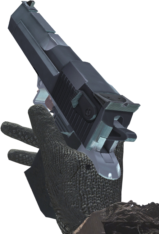 Desert Eagle Two-tone Reload Cod4 - Airsoft Gun (632x808), Png Download