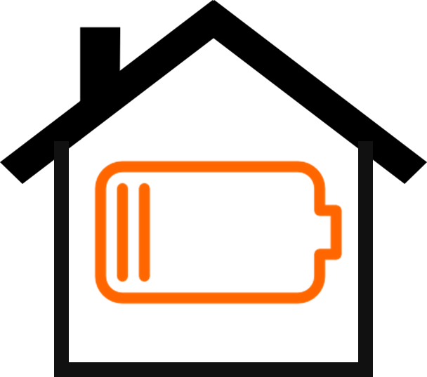 Current Research In Batteries For Residential Storage - Electricity Storage Icon (608x537), Png Download