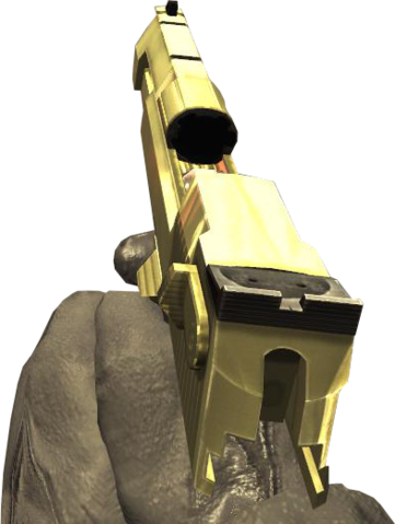 Golden Desert Eagle Mw3 Size Of This Preview - Desert Eagle Cod 4 (361x479), Png Download