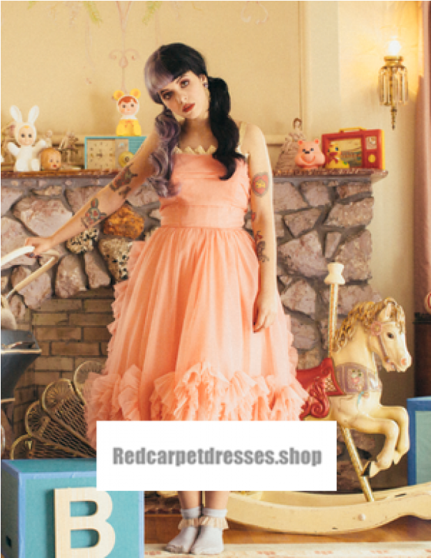 Melanie Martinez Peach Cocktail Party Homecoming Prom - Pity Party Melanie Martinez (800x800), Png Download