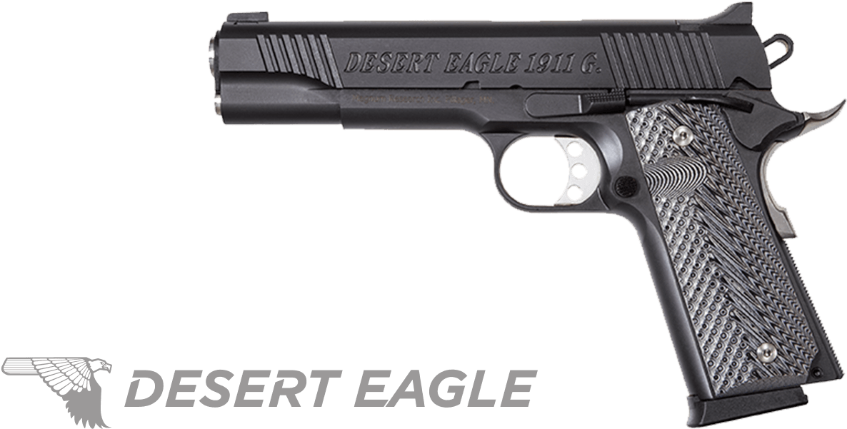 Desert Eagle - Magnum Research 1911 (1827x624), Png Download