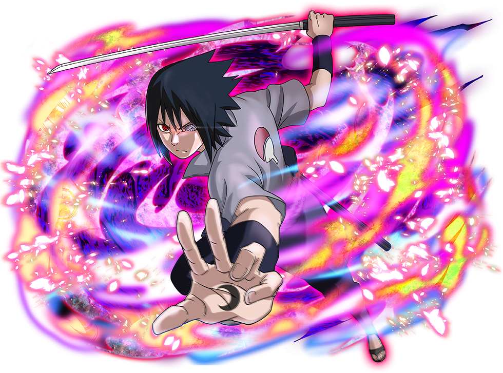 Sasuke Uchiha - Sasuke Seal Of Shadow (980x727), Png Download