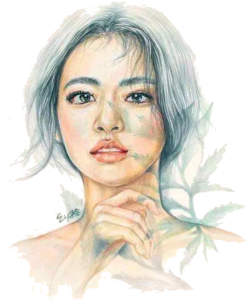 Sidewalk Chalk Watercolor Painting Illustration - Sketch (640x640), Png Download