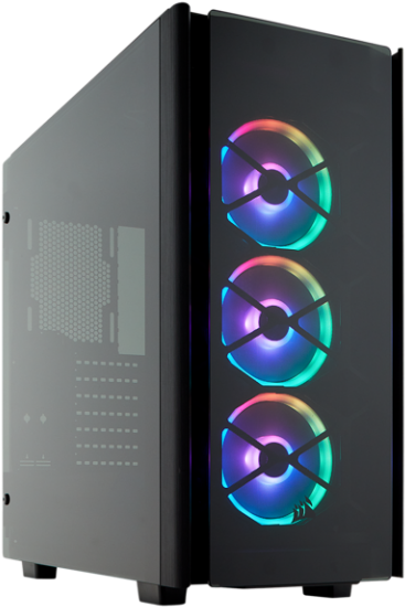 Juggernaut - Corsair Obsidian 500d Rgb (581x576), Png Download