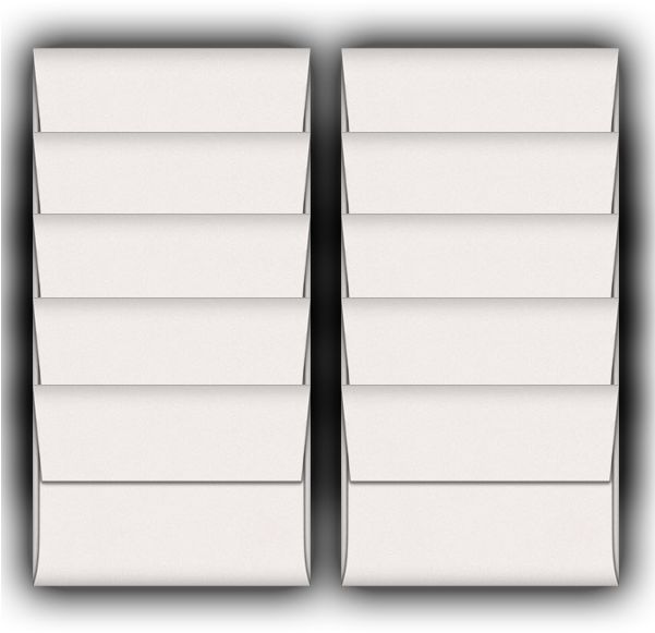 Sidewalk A2 Envelopes 10 Pack - Envelope (600x600), Png Download