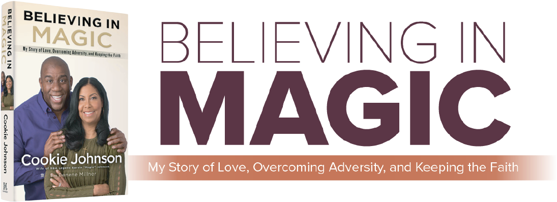 Believing In Magic Is Her Story - Cookie Johnson Believing In Magic (1196x464), Png Download