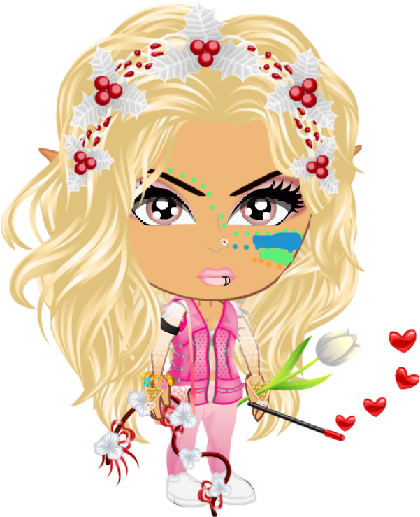 Neon Glowing Face Paint - Cartoon (600x800), Png Download