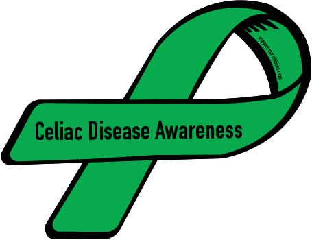 Please Wear A Green Ribbon - Kidney Disease Awareness Ribbon (455x350), Png Download