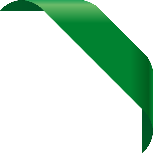 Green Ribbon Vector Png - Green Vector Graphics Png - Free Transparent