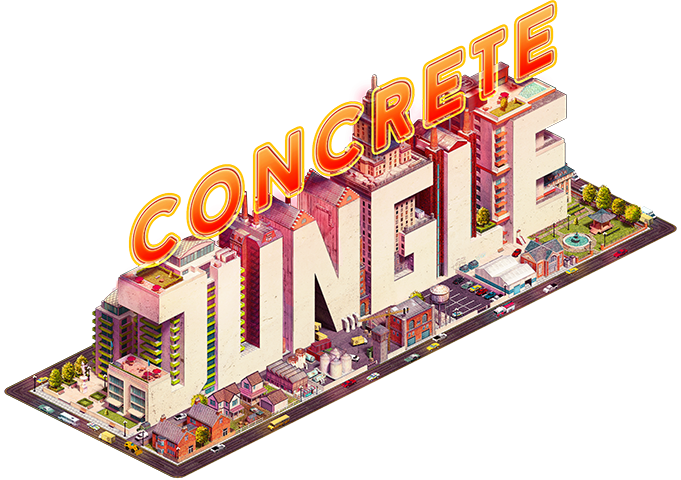 Concrete Jungle Logo - Concrete Jungle Game (681x480), Png Download