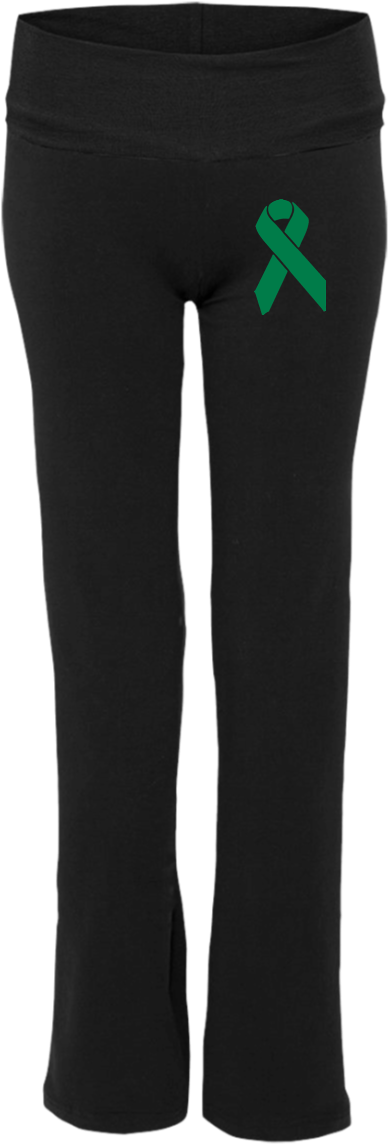 Green Ribbon Yoga Pants - Skibukser Dame Sort Softshell (1155x1155), Png Download