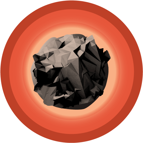 Meteorite-600x600 - Khan Academy Meteorite Badge (600x600), Png Download
