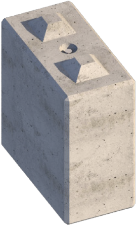 Legato Interlocking Concrete Block Lg2 - Concrete (706x519), Png Download