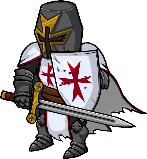 Crusader Avatar - Town Of Salem Crusader (555x575), Png Download
