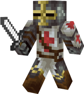 Crusader - Diablo Iii (347x400), Png Download