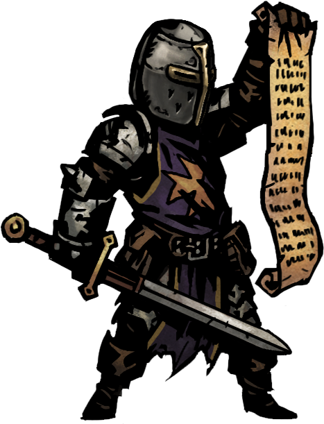 2 - Darkest Dungeon Deus Vult (485x631), Png Download