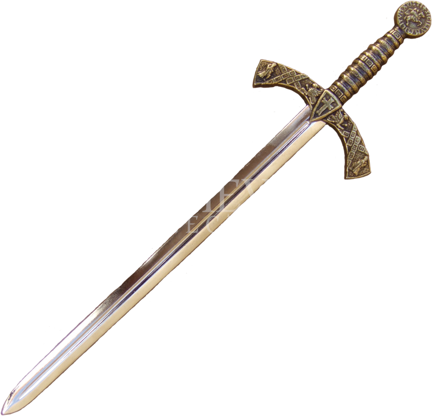 Crusader Sword Letter Opener - Roman Crusader Sword (879x879), Png Download