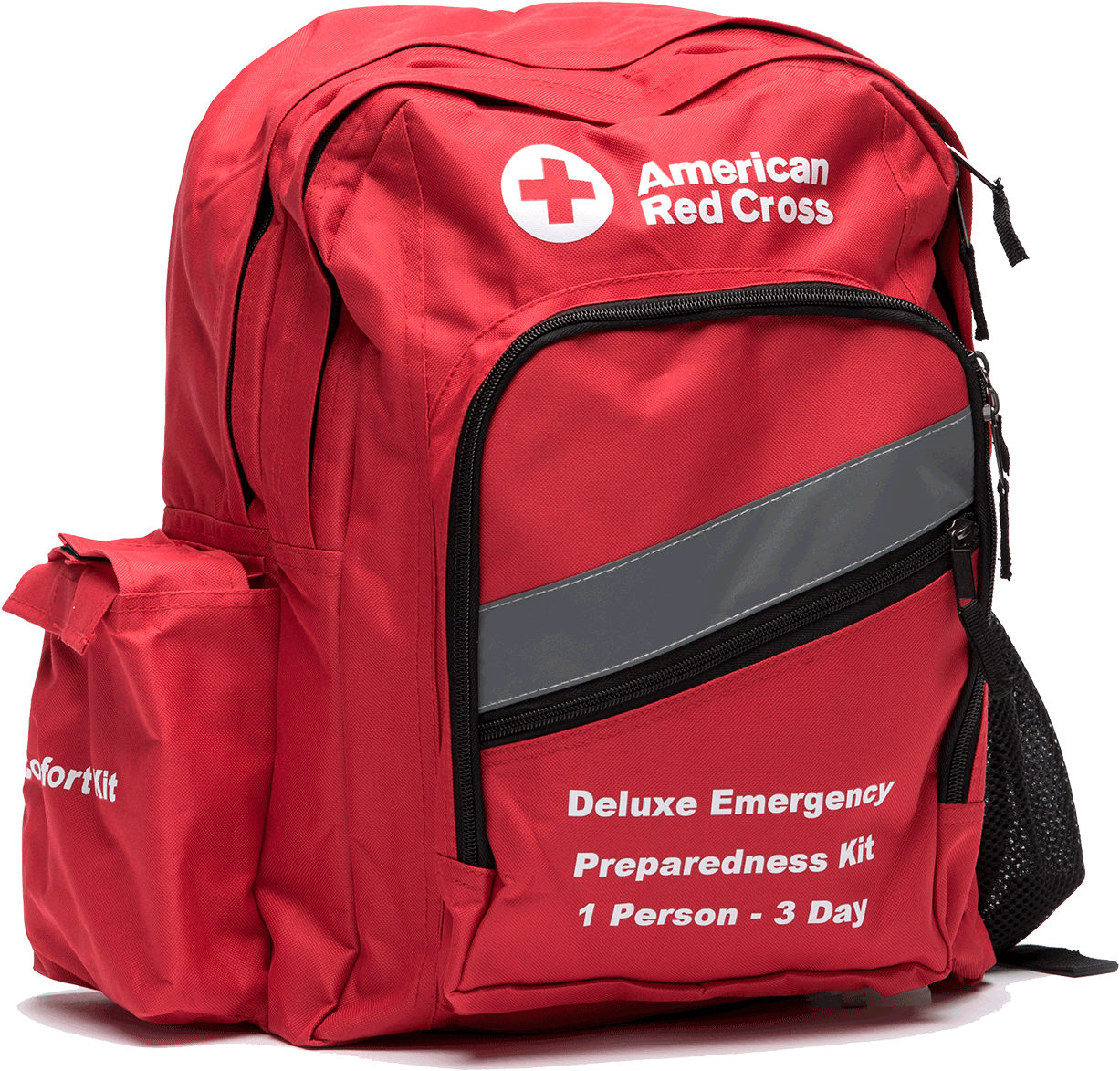 Deluxe Emergency Preparedness Kit Backpack Empty Red - American Red Cross Deluxe Emergency Preparedness Kit (2000x2000), Png Download