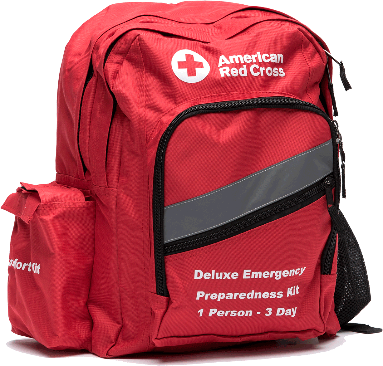 red cross survival backpack