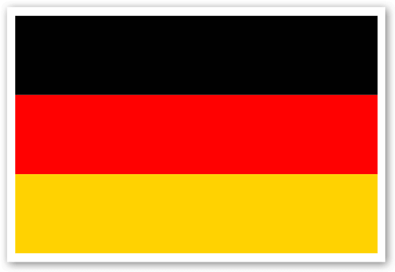 Germany Flag Sticker - Schwarz Rot Gold Fahne (600x418), Png Download