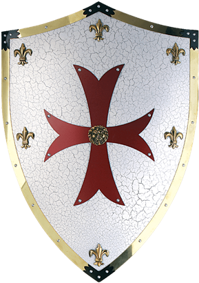 Crusaders Shield - Grail Cypher: The Secrets Of Arthurian History Revealed (415x415), Png Download