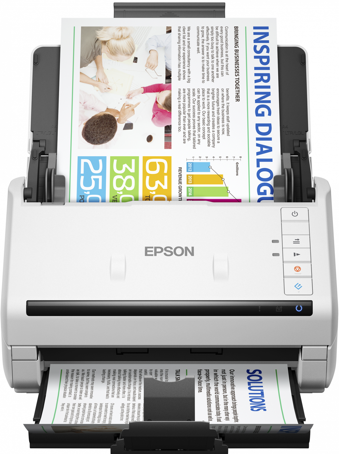 Gallery - Escaner Epson Ds 530 (1121x1500), Png Download