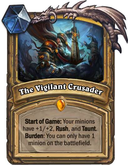 By Mastering Your Personal Demons, You Can Benefit - Murloc Paladin Un Goro (427x551), Png Download