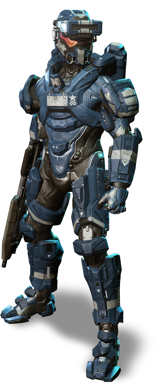 Mjolnir Scanner - Halo 4 Spartan Warmaster (726x1290), Png Download