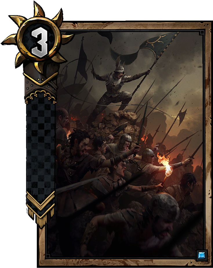 Slave Infantry - Nilfgaardian Knight (775x1048), Png Download