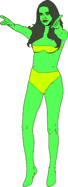 Orion Slave Girl Clipart Png (220x600), Png Download