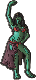 Star Trek Floppet - Orion Slave Girl Png (400x400), Png Download