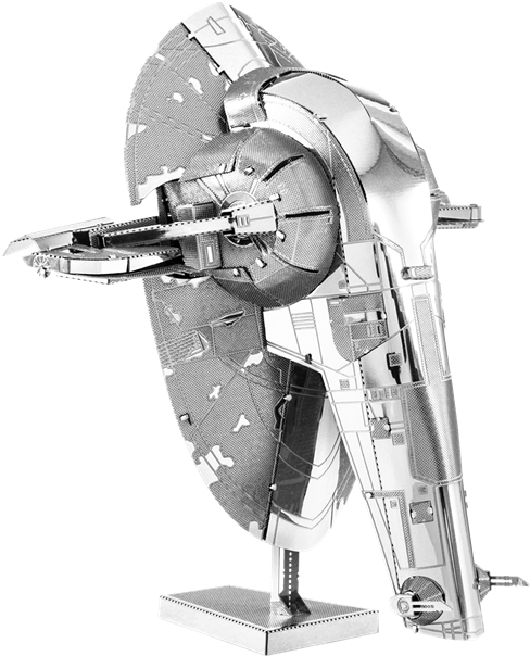 Picture Of Slave I - Star Wars Metal Earth 3d Metal Model Kit, Slave 1 (503x620), Png Download