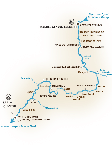 Grand Canyon River Map Download Grand Canyon River Map Png Image With No Background - Pngkey.com