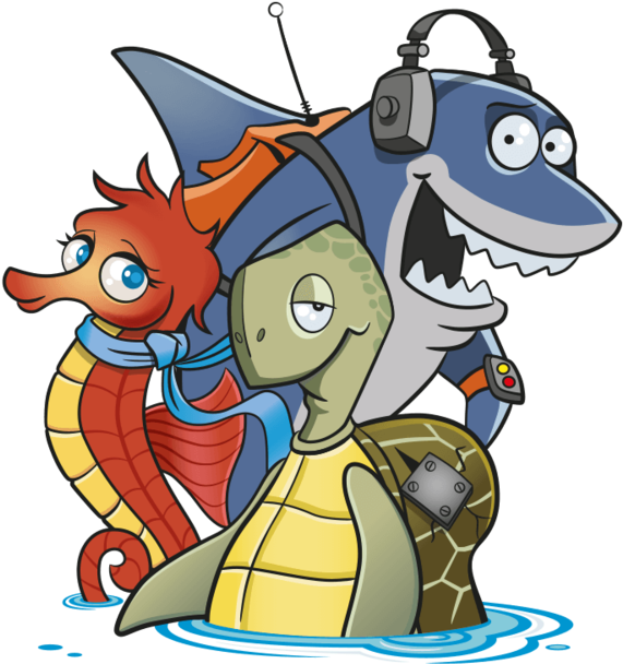 Breed, Rescue, Protect Characters - Sea Life Centres (1000x625), Png Download